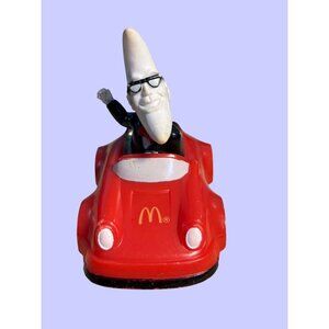 McDonald's Mac In Red Porsche Half Moon Collectible Happy Meal Toy 1988
